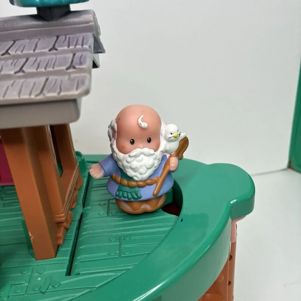 2002 Vintage Fisher Price Little People Noah's Ark Boat Play Set & Figures